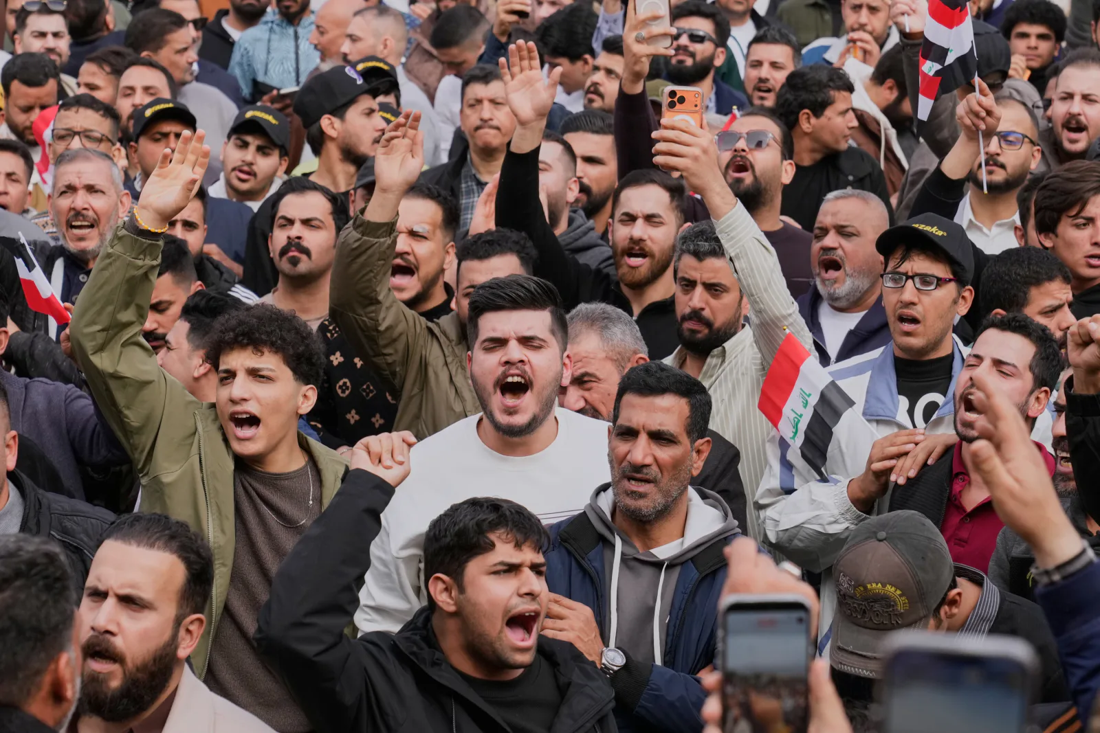 Viral Baghdad protest video raises questions about its authenticity